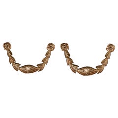 Fregi a ghirlanda in Wood dorato