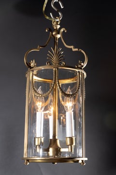 Garlanded Italian Lantern, Mid 20th Century