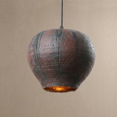 Garlic Ceramic Pendant Lamp by Makhno
