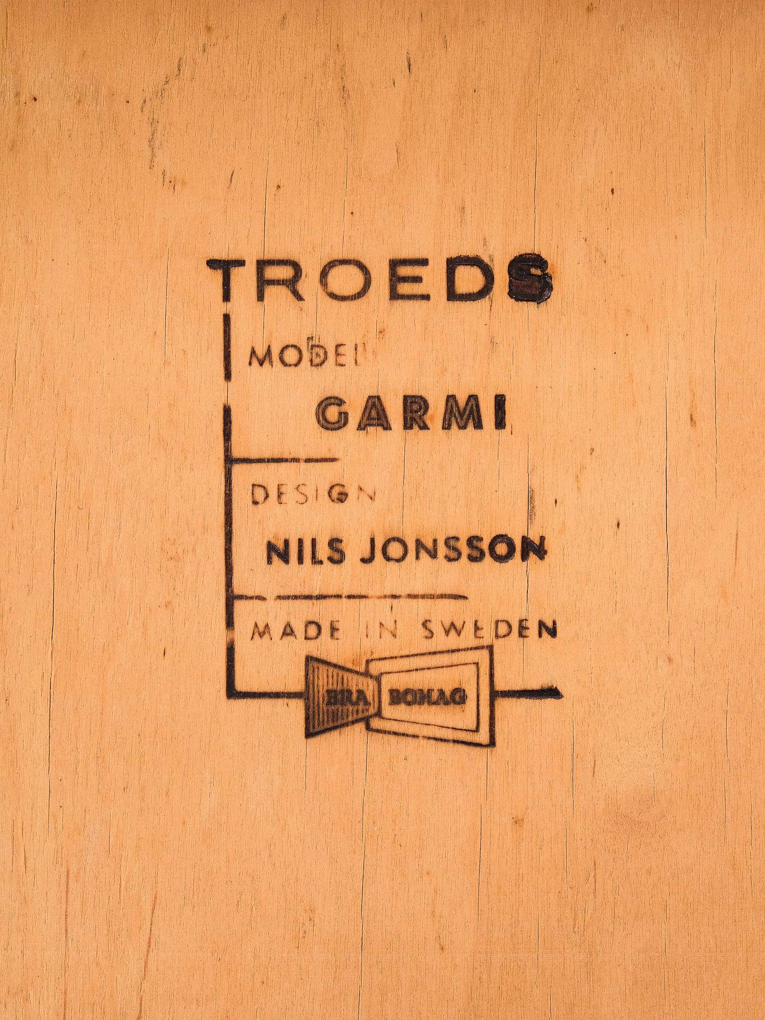 ”Garmi” Teak Dining Chairs by Nils Jonsson for Troeds, Set of 4 1