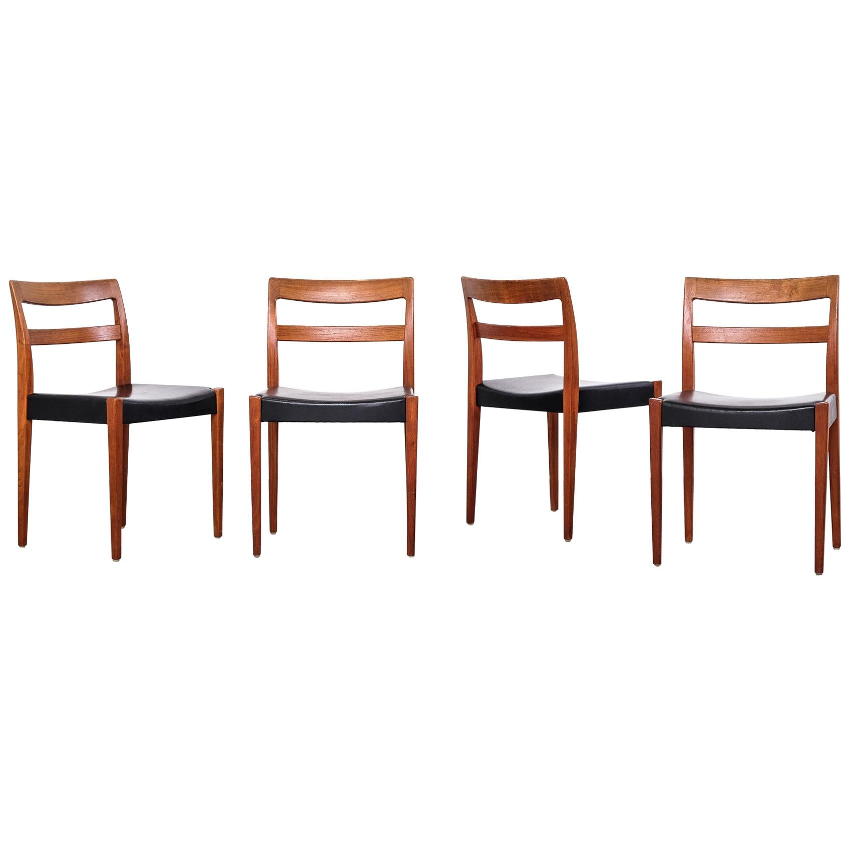 ”Garmi” Teak Dining Chairs by Nils Jonsson for Troeds, Set of 4