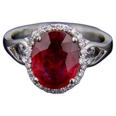 Garnet 14k gold ring