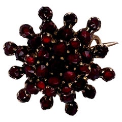 Garnet Cluster Pin