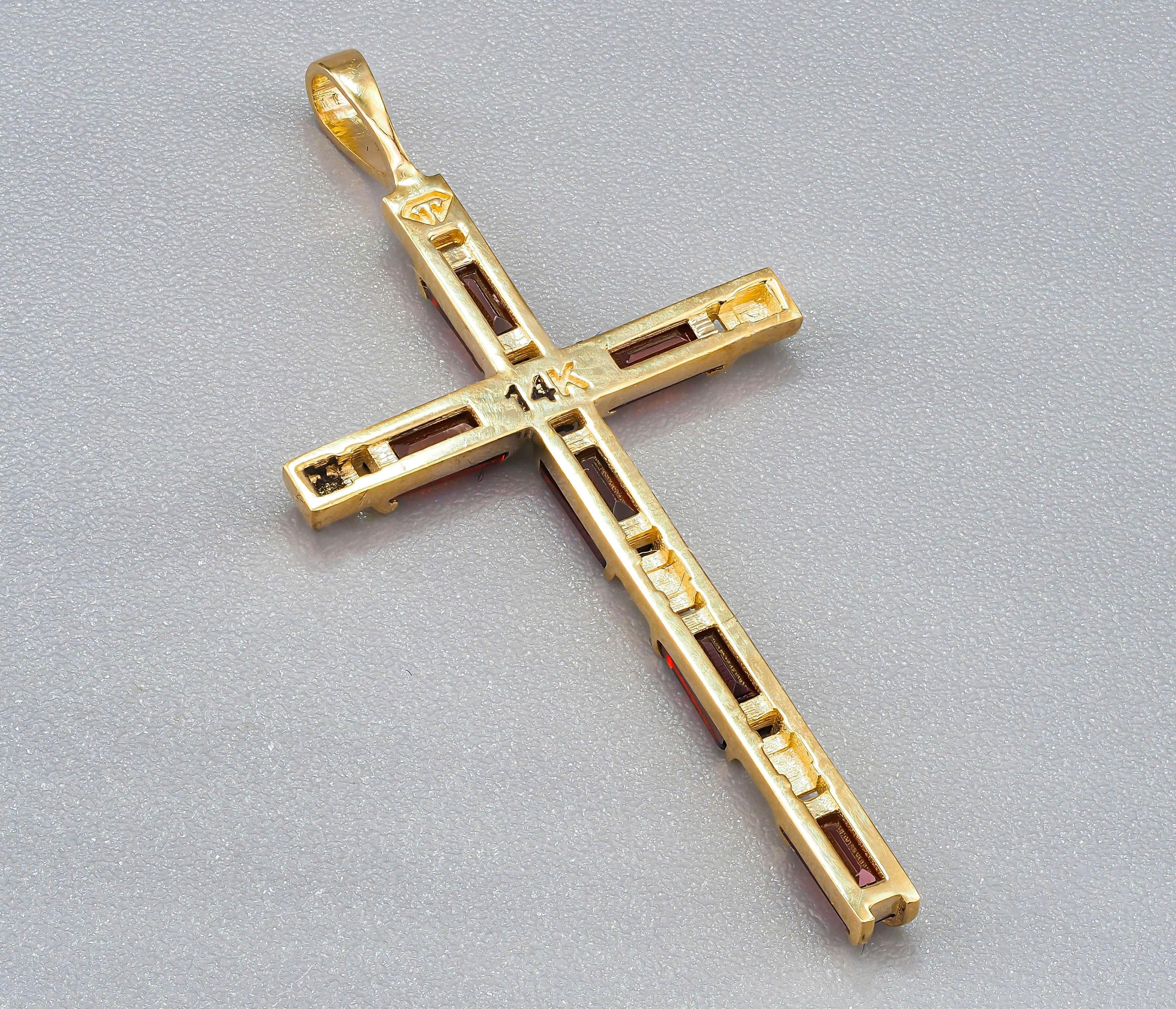 avon gold cross necklace