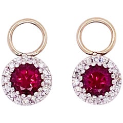 White Gold Hoop Earrings