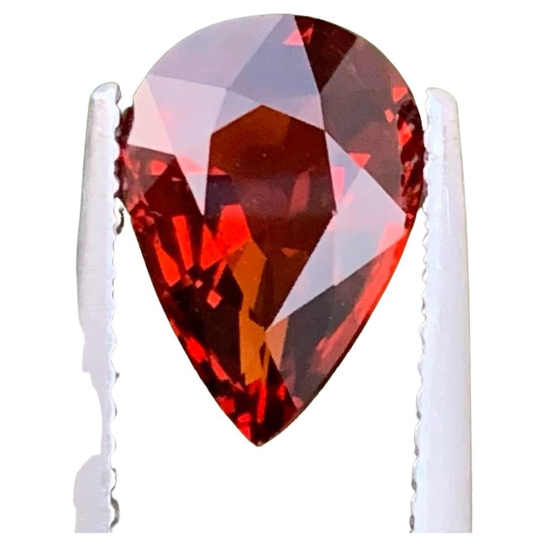 Garnet Gems for Purchase 3.10 carats Pear Cut Loose Gemstone from Tanzania For Sale