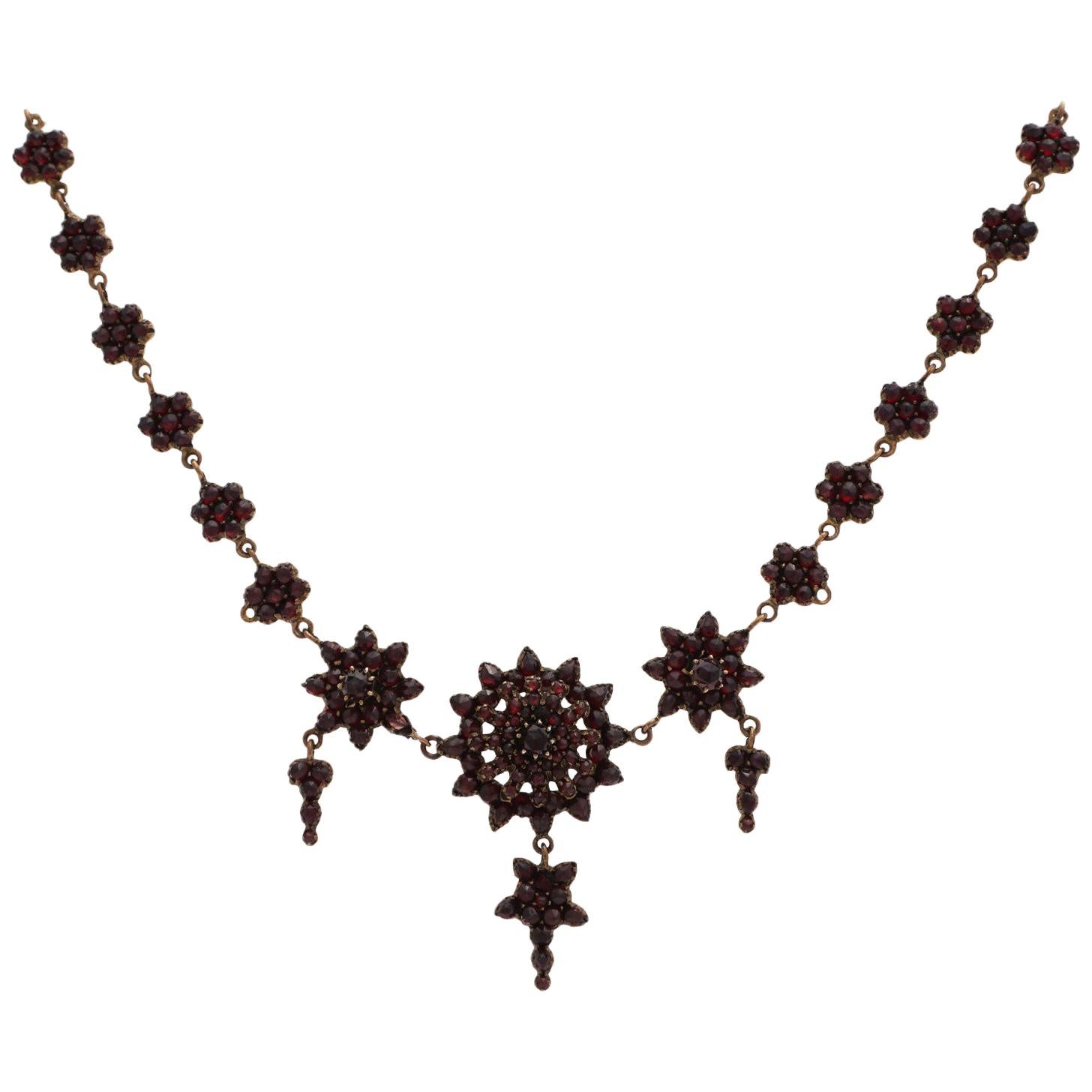 Garnet Necklace, circa 1800