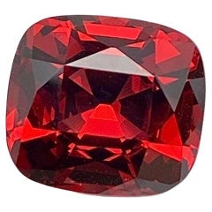 Grenat Pyrope-Almandine-Spessartine pierre naturelle 4.60 Ct, taille coussin