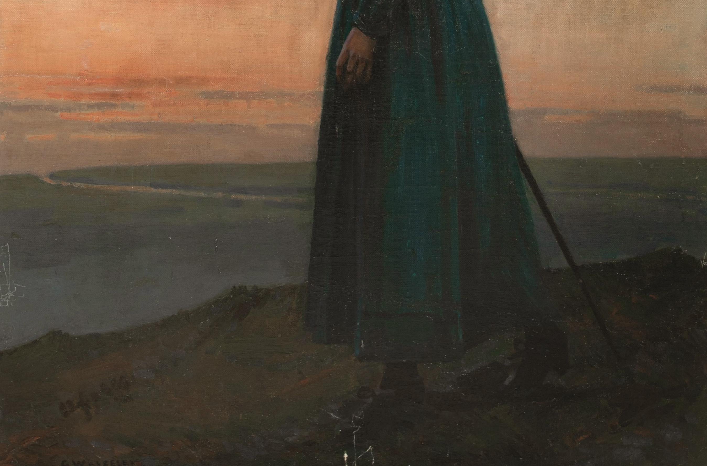 Vers le coucher du soleil, vers 1910  par Garnet Ruskin WOLSELEY (1884-1967)  en vente 2