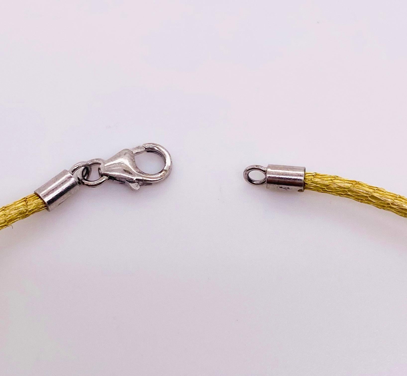 Garnet Silk Necklace, 18k Gold Drop Garnet Pendant, Brazil, Emerald Cut, Red Gem 2