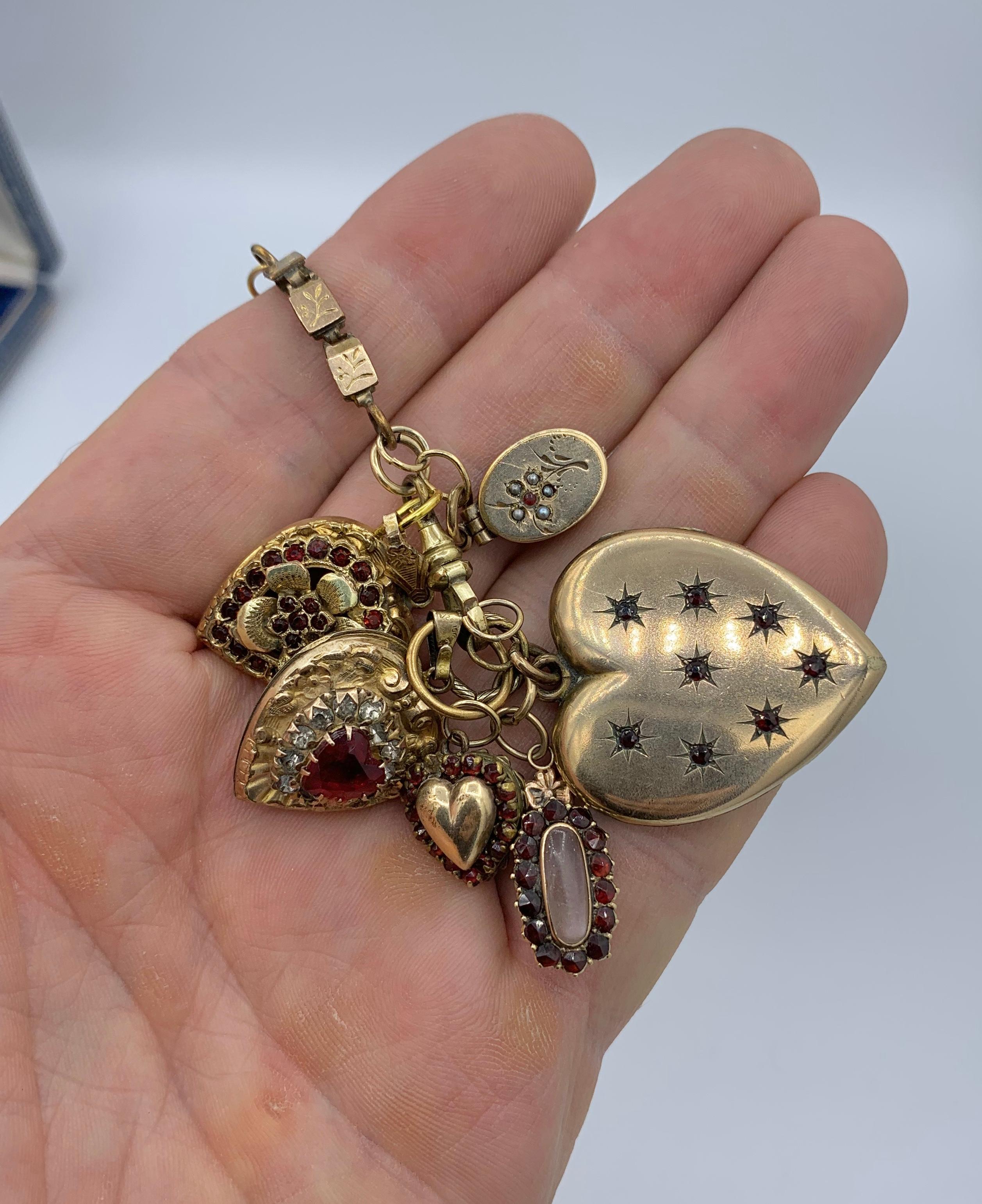 locket with charms