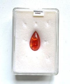 Garnet Spessartine 33.95 Carats Pear 1 Pieces For Fine Jewelry Natural Gemstone