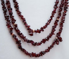 Garnets Multi-Strands Necklace
