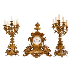 Garniture de Cheminée Style Louis XV