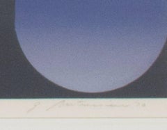"Untitled 1970 C.P. #235" original lithograph abstract pop art signed mellow