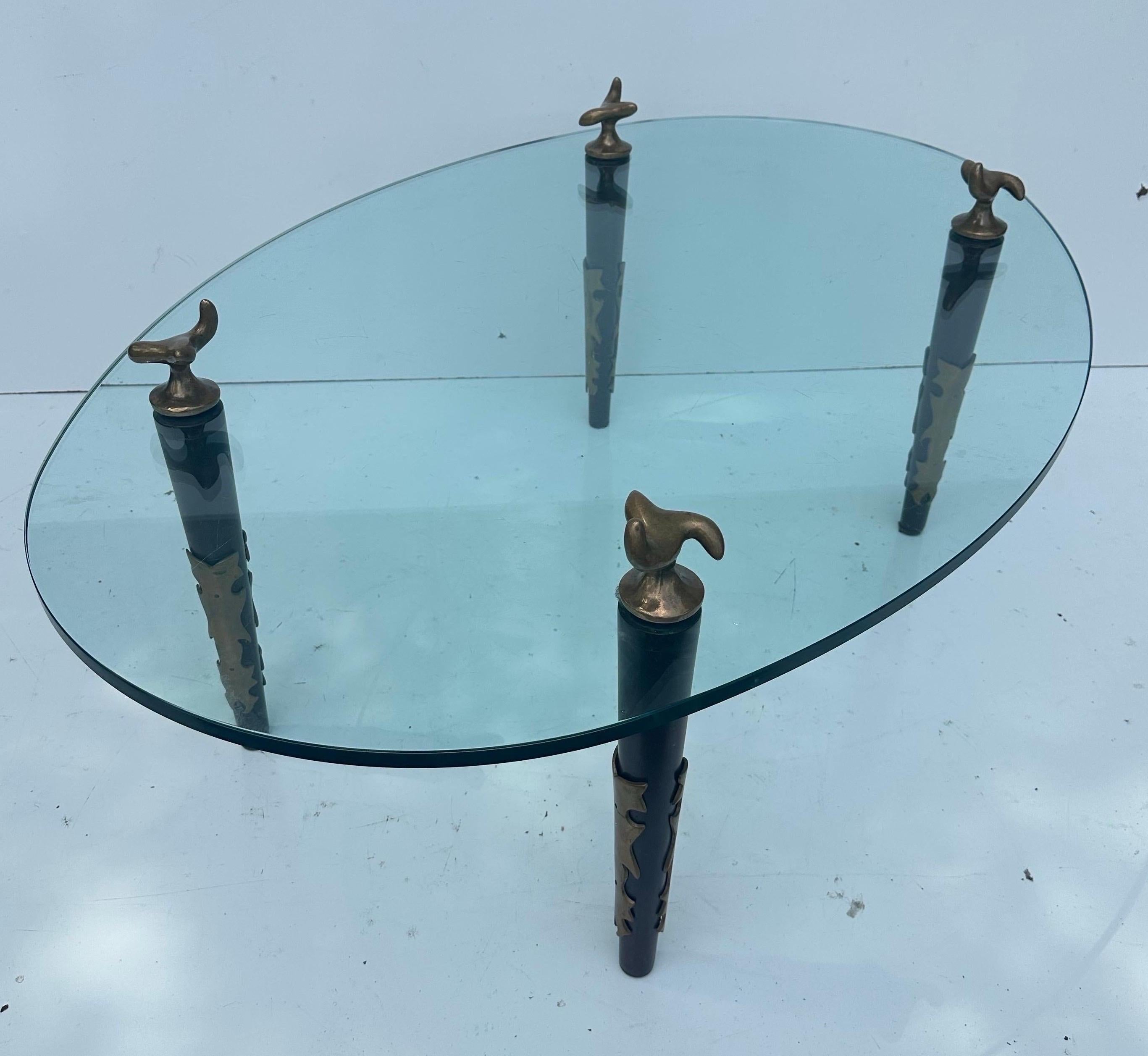 Garouste And Bonetti coffee table Model Quator In Good Condition For Sale In Miami, FL