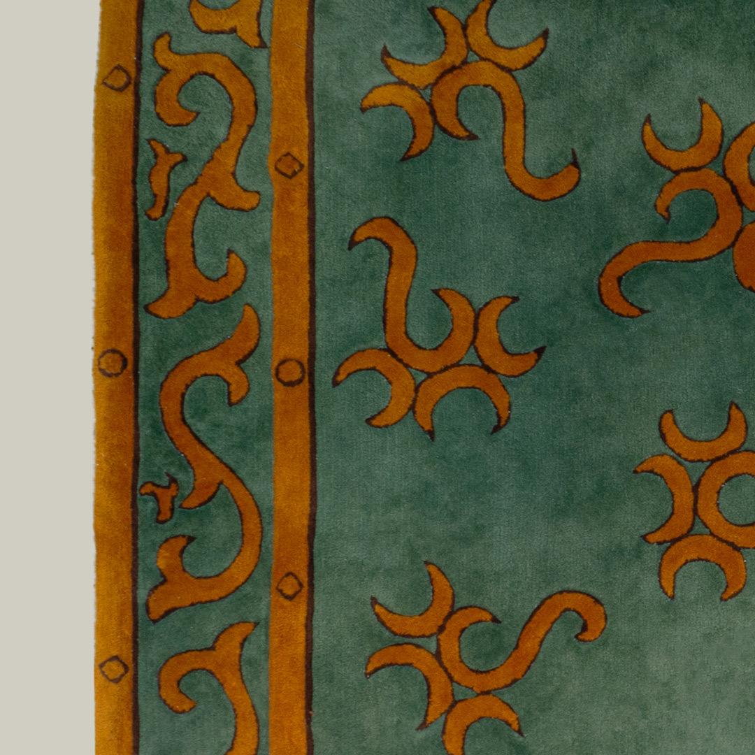 Garouste & Bonetti - Arabesque carpet In Good Condition For Sale In PARIS, FR