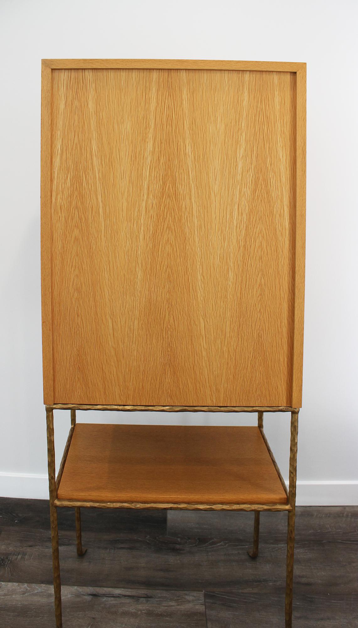 Garouste & Bonetti Cabinet, forged by Diego Giacometti's ironworker For Sale 13