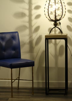 Chaises Garouste & Bonetti, ensemble rare de 6 pièces forgées par le ferronnier de Diego Giacometti