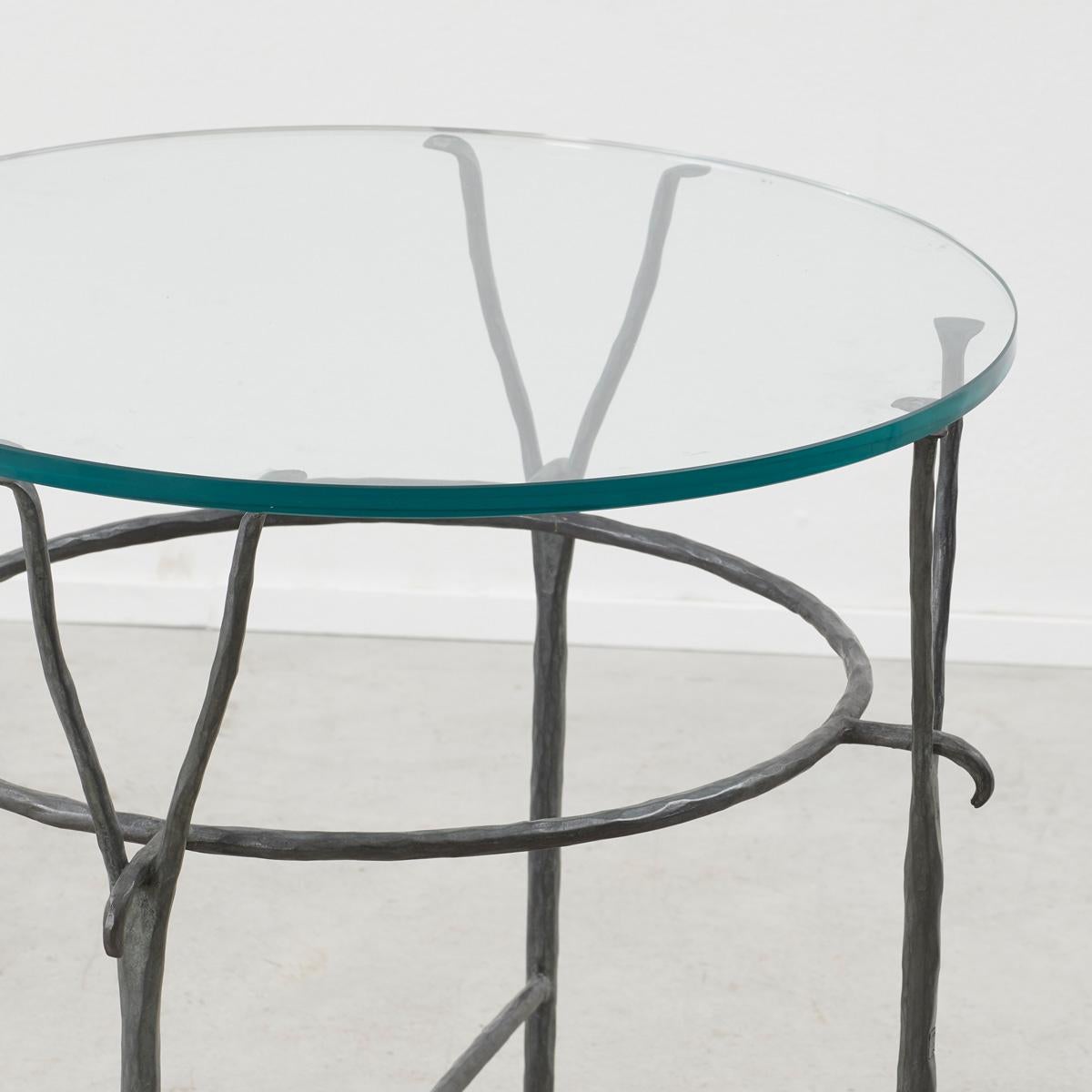 French Garouste & Bonetti Fourches Side Table for Galerie En Attendant Les Barbares