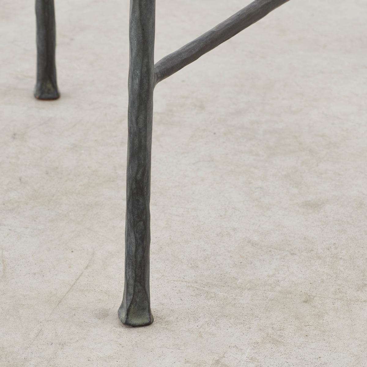 Metal Garouste & Bonetti Fourches Side Table for Galerie En Attendant Les Barbares
