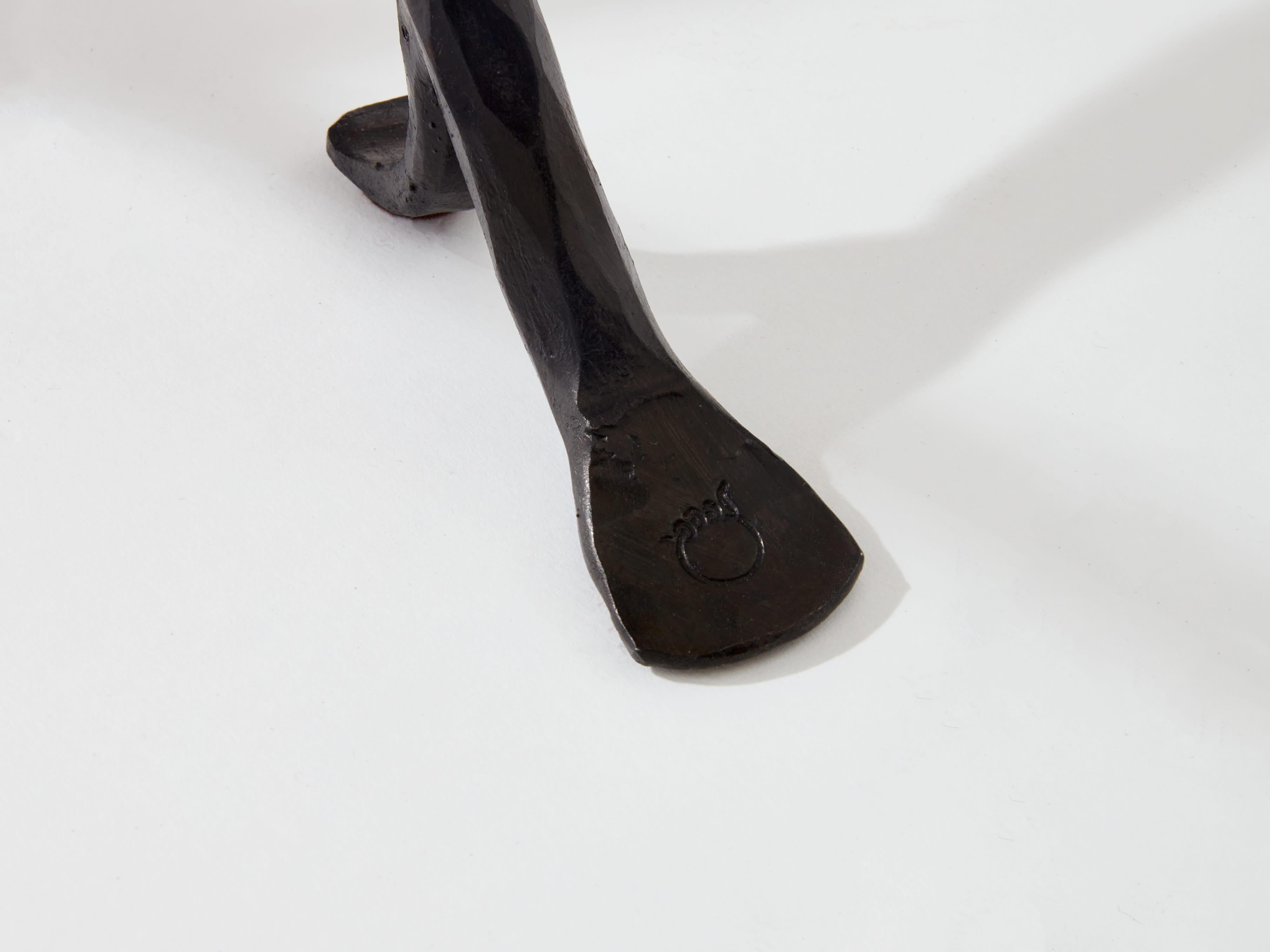 Garouste and Bonetti Table d'appoint Isis en fer forgé 1987 en vente 1