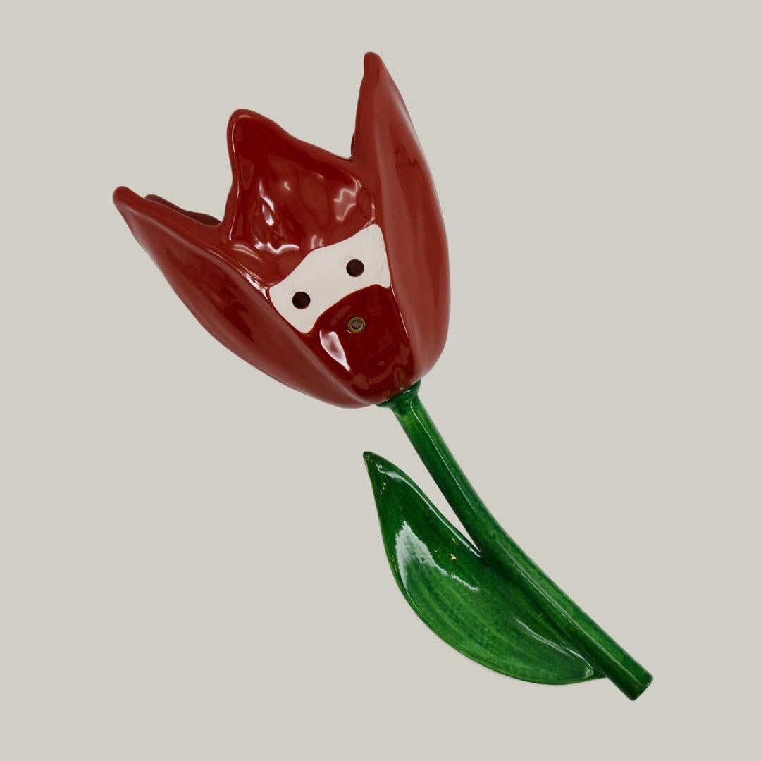 Modern Garouste & Bonetti tulip sconce For Sale