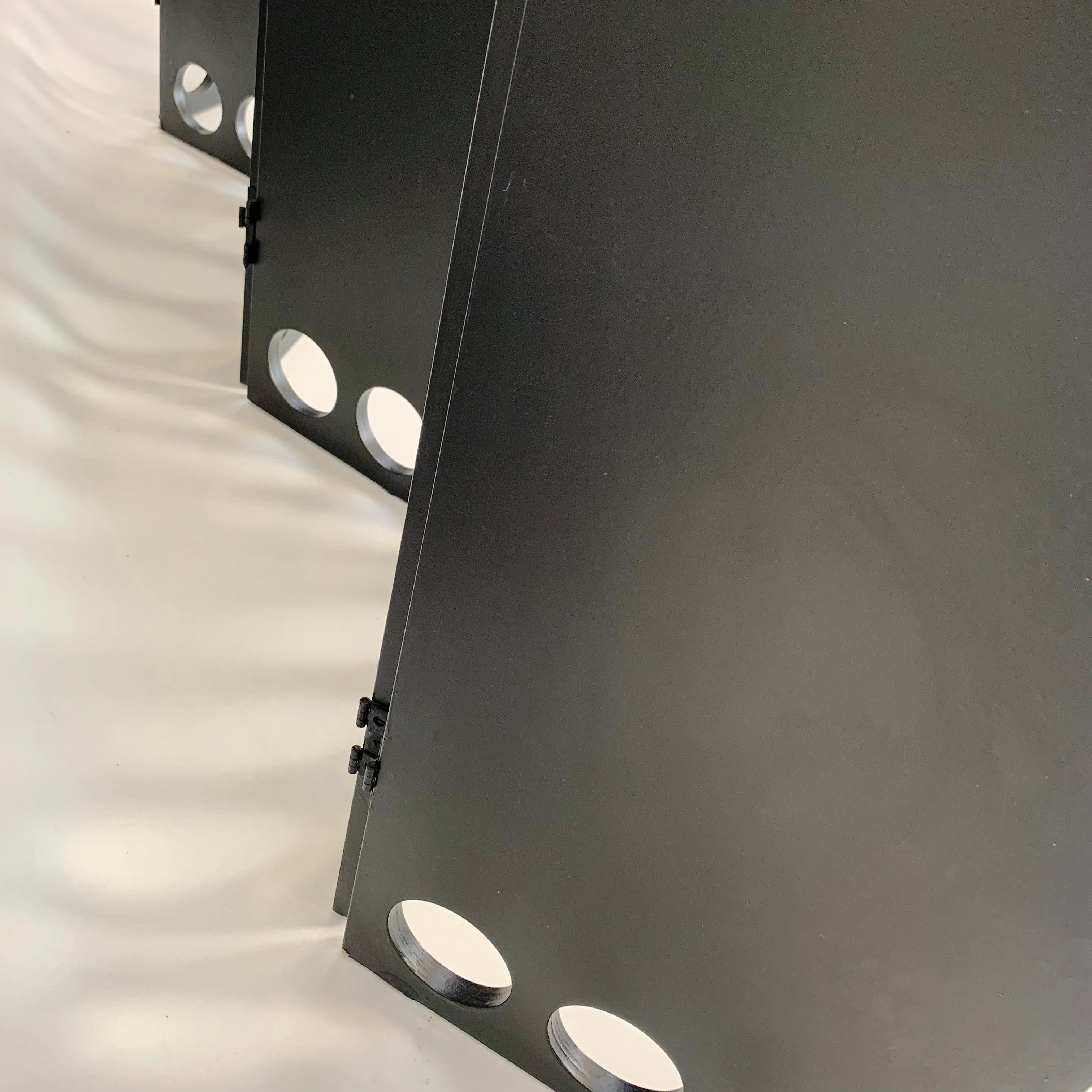 Garouste et Bonetti Rare Black Screen for Christian Lacroix, 1987, France. For Sale 3