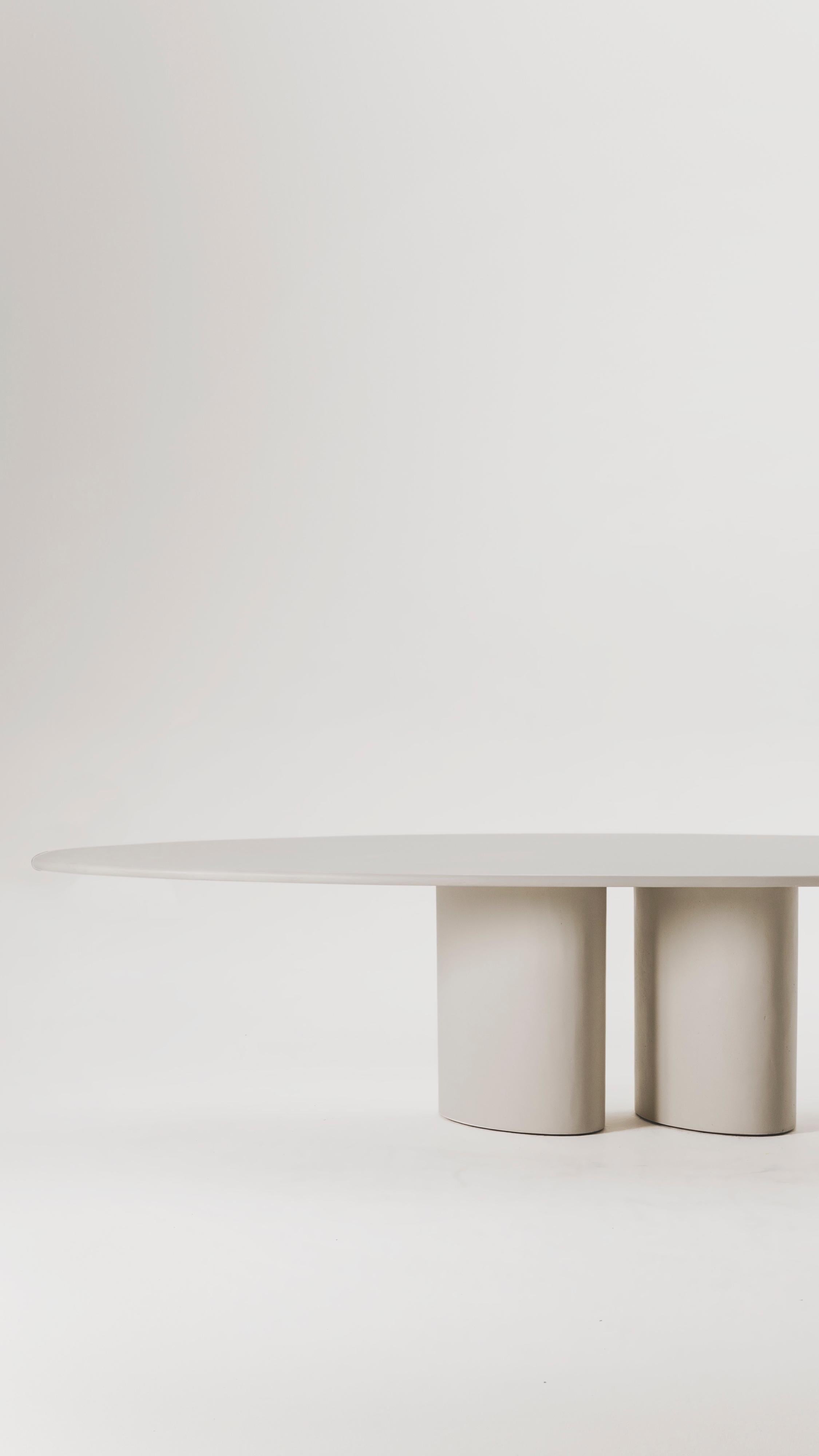 Hand-Crafted Garra Microcement Dining Table by Marlot Baus For Sale