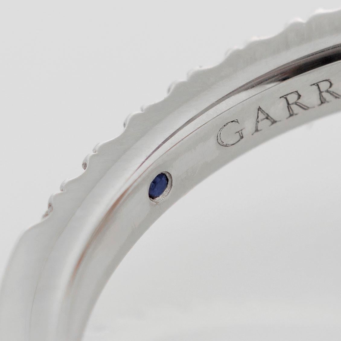 Women's or Men's Garrard '1735' Platinum GIA Oval White Diamond with Pink Diamond Surround Ring