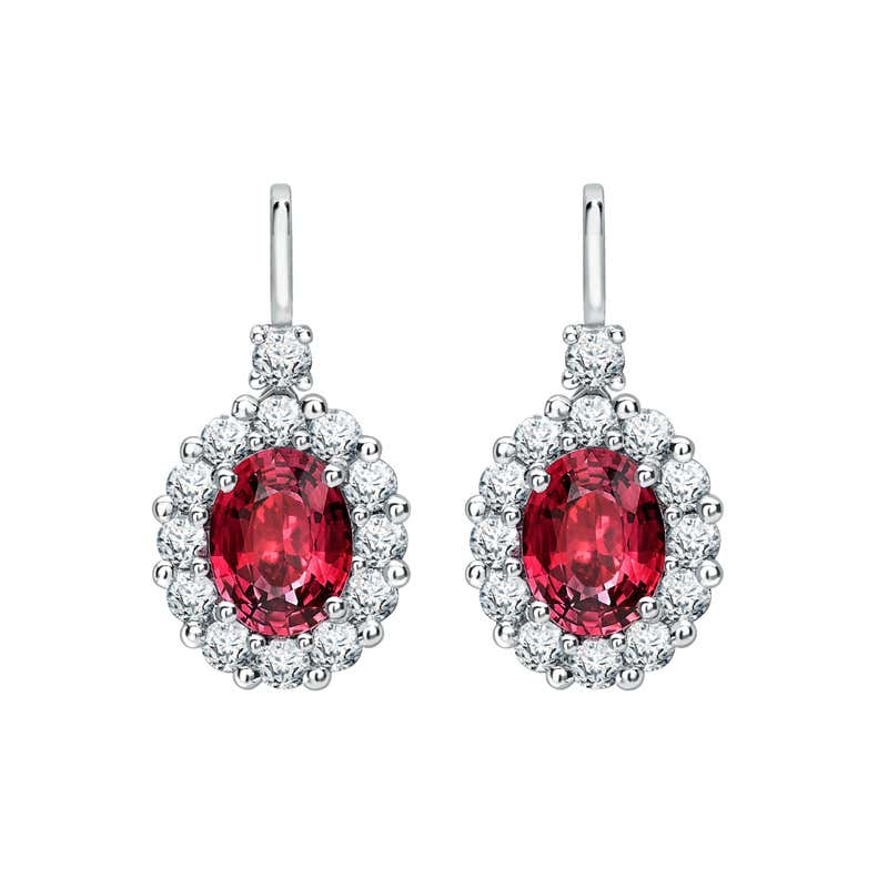 Antique Ruby Earrings - 1,595 For Sale at 1stdibs - Page 11
