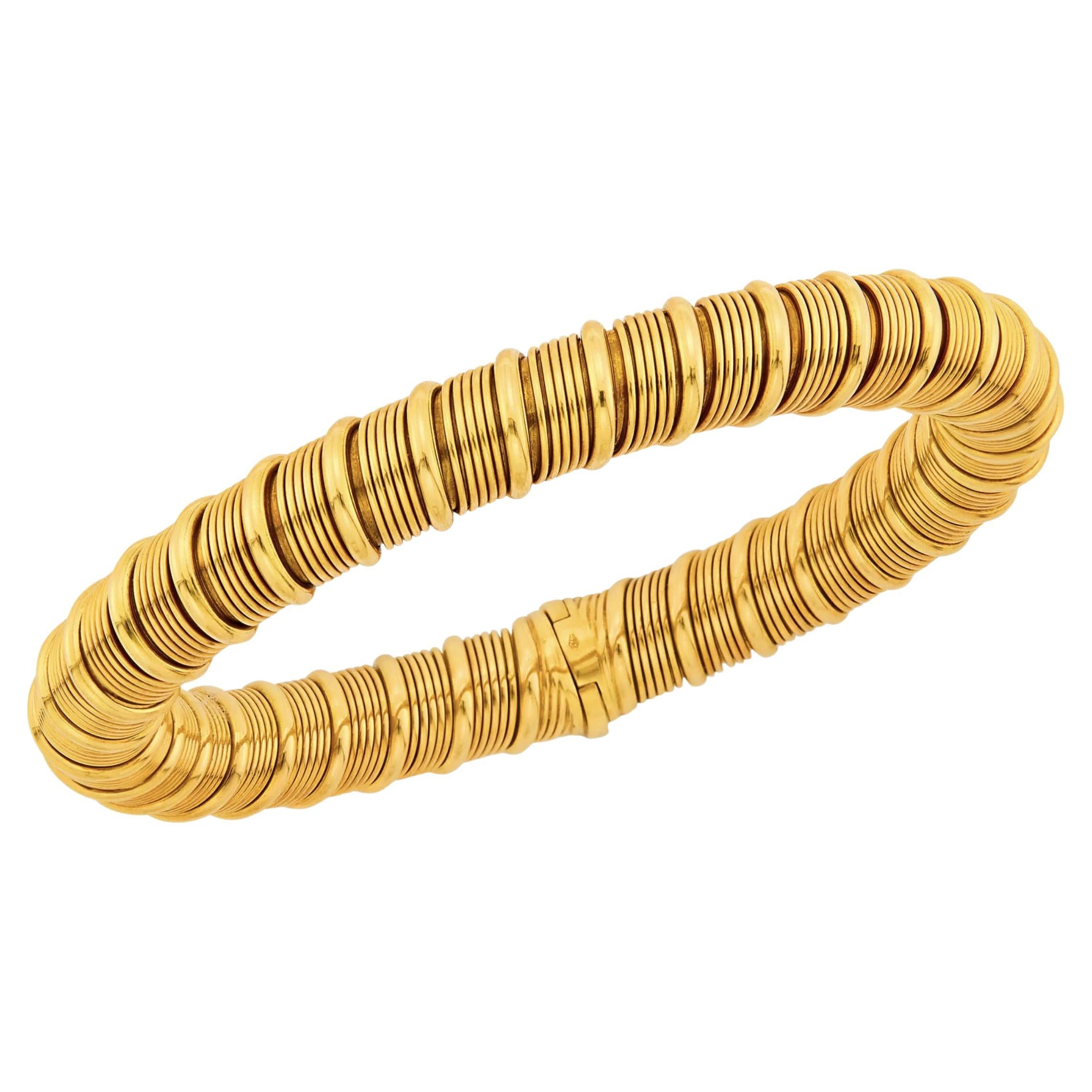 Bracciale a spirale in Corde d'Oro 18k Garrard in vendita