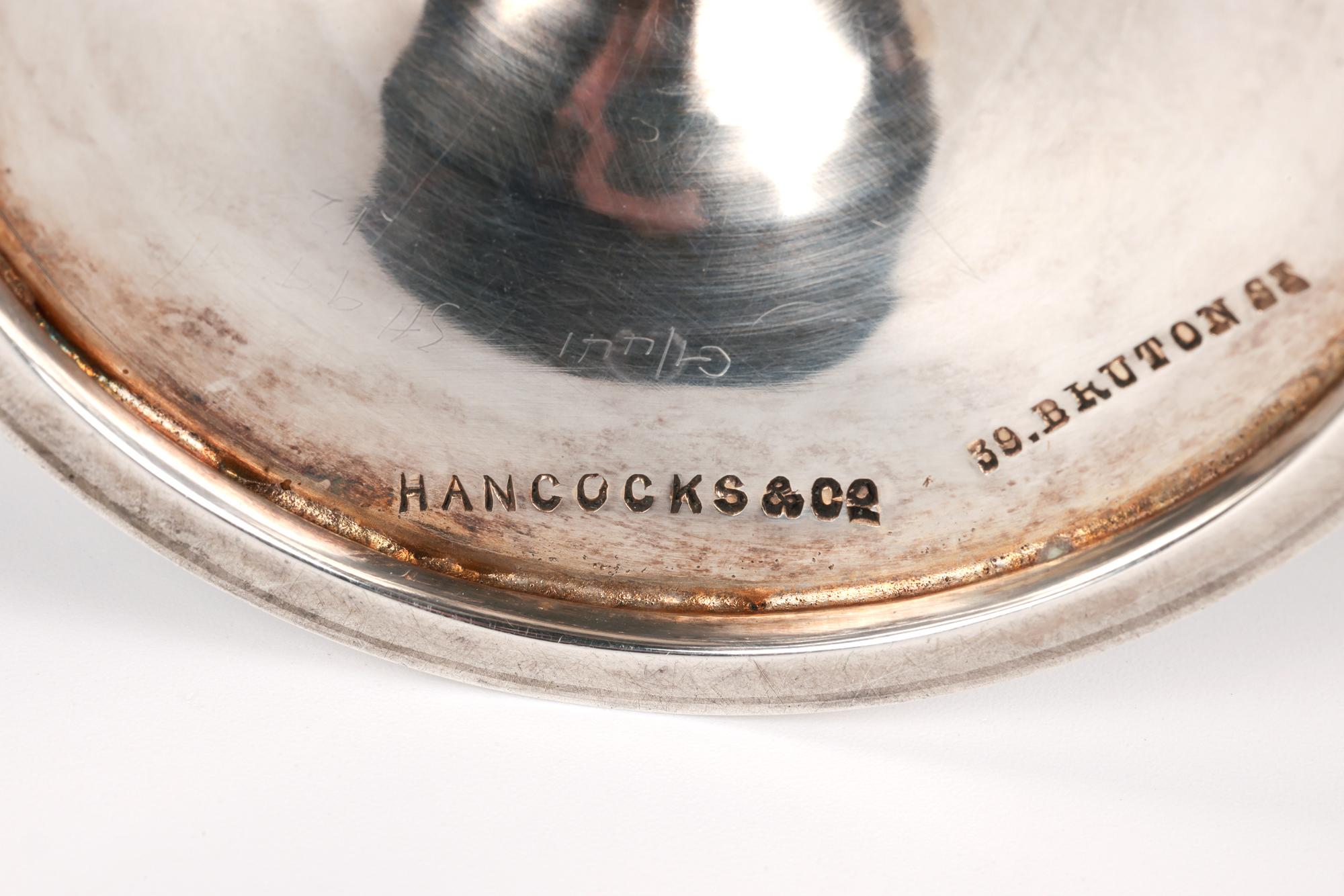 Garrard & Co Juego de seis copas de plata Art Nouveau de Hancocks & Co. en venta 7