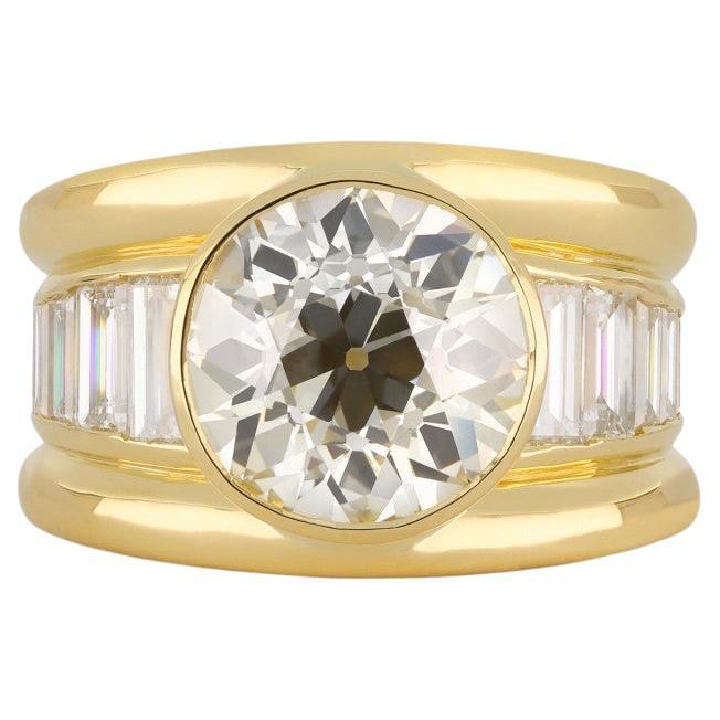 Garrard & Co. Diamond Ring, English, 1995 For Sale