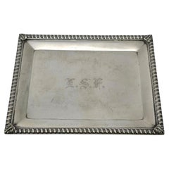 Garrard & Co Ltd for James Robinson Sterling Silver Small Tray w/Mono #19428