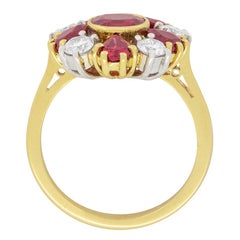 Garrard & Co. Vintage 1.97ct Ruby and Diamond Ring, c.1990s