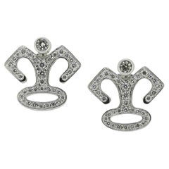 Garrard Diamond Cluster Earrings