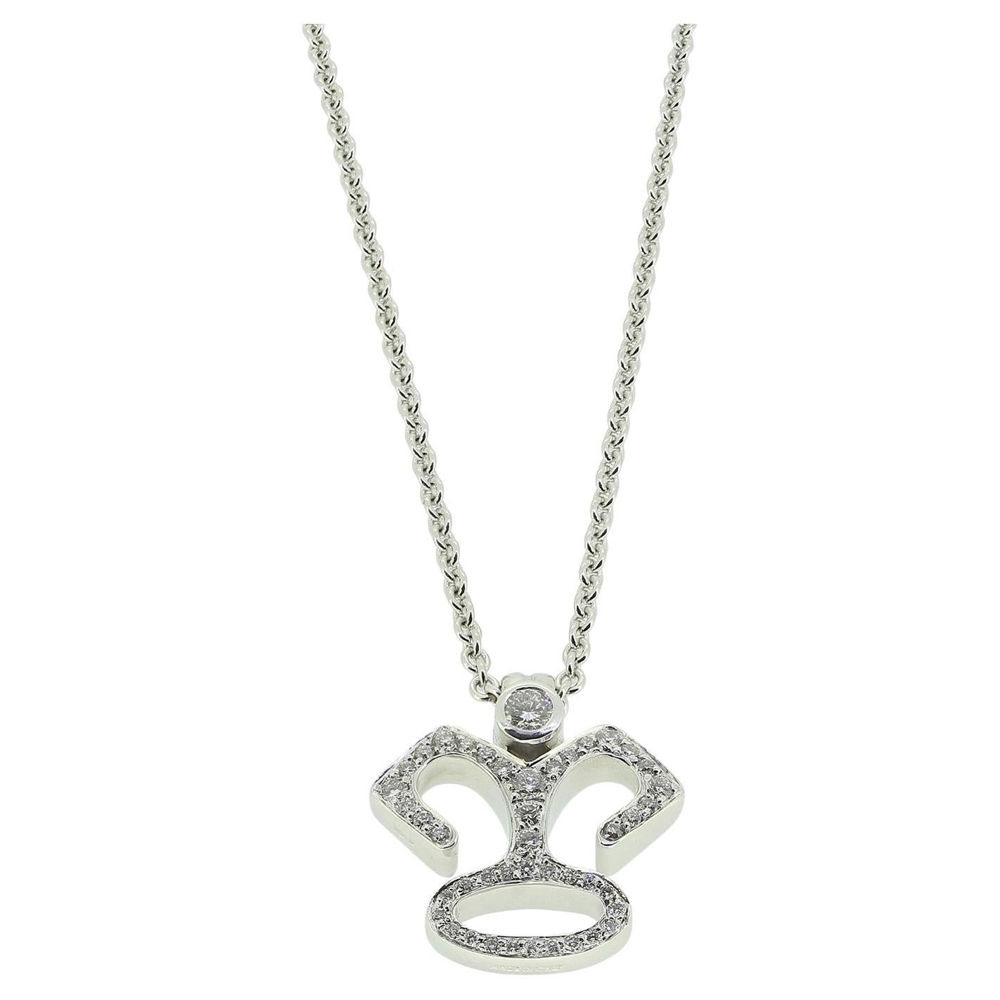 Collana Garrard con diamanti a grappolo