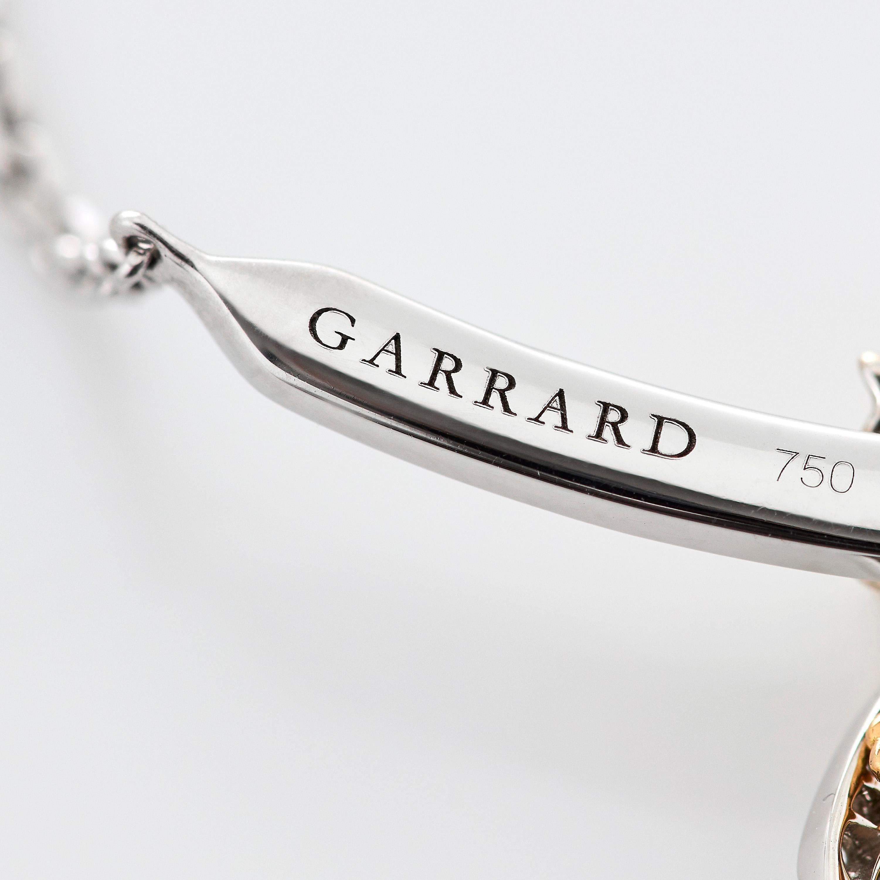 Women's or Men's Garrard 'Enchanted Palace' 18 Karat White Gold White Diamond Opal Bug Pendant For Sale
