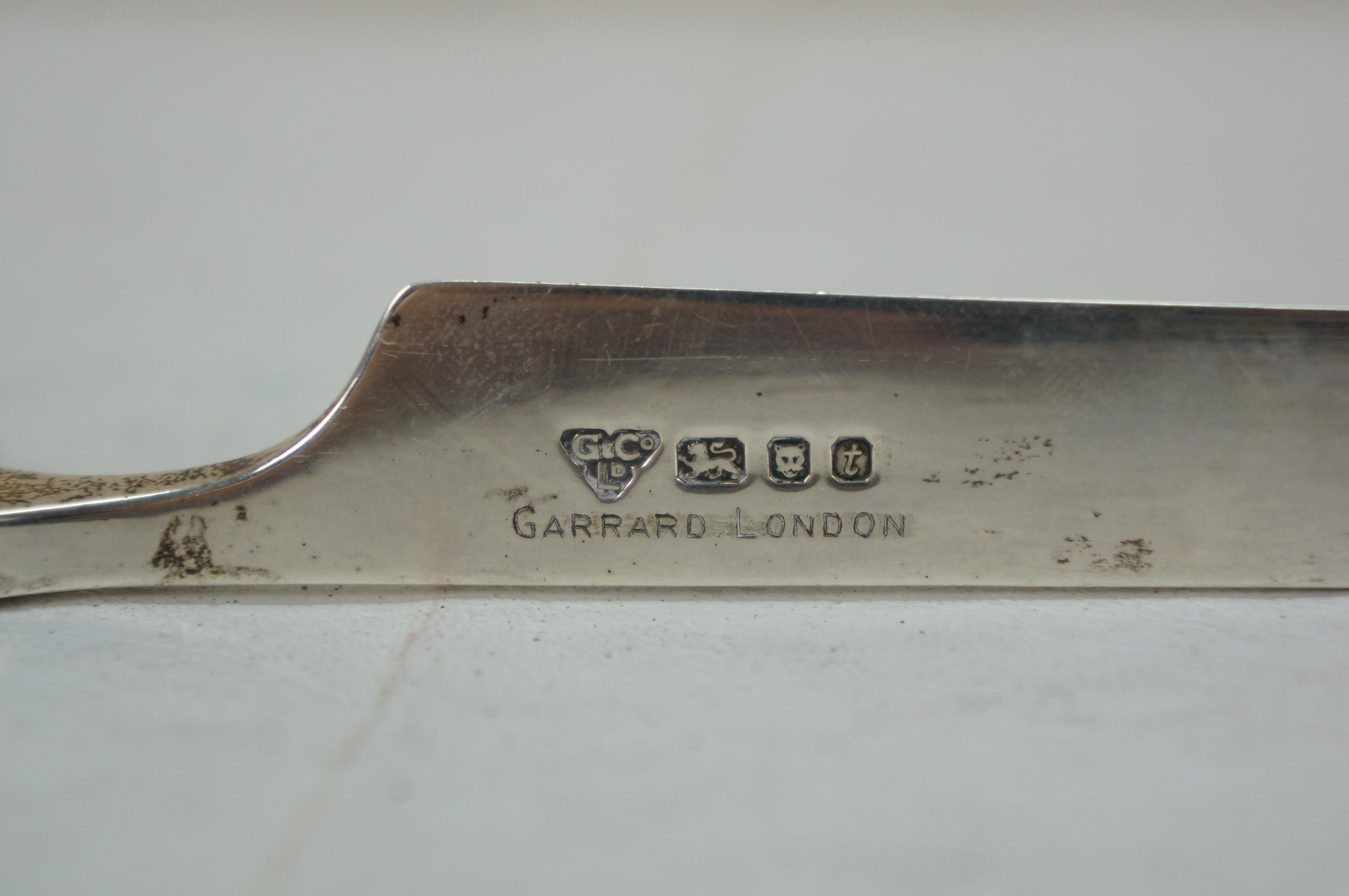 Garrard London Winston Churchill Sterling Silver Coin Letter Opener Paper Knife For Sale 5
