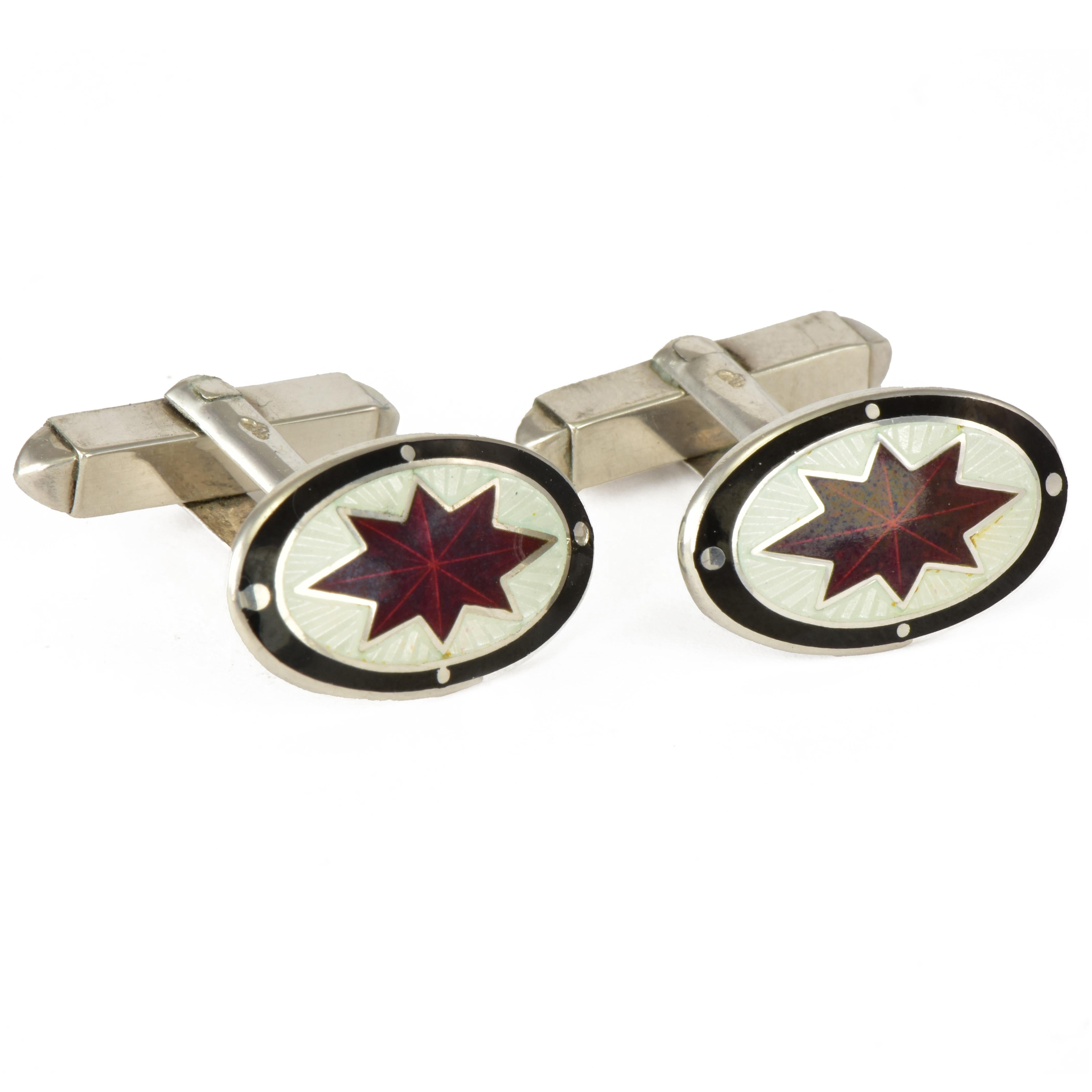 Garrard Monday To Friday Cuff Links For Sale 1