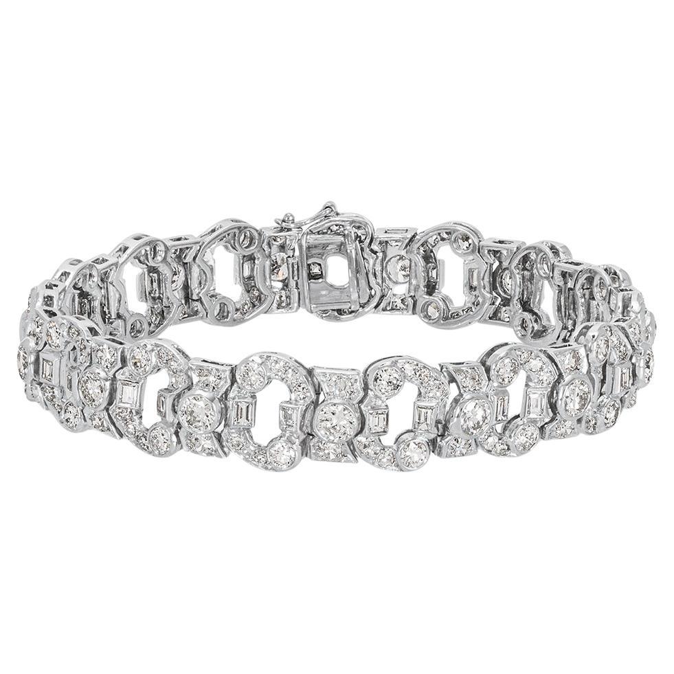 Garrard Platinum Diamond Bracelet 9.20ct E/F Colour