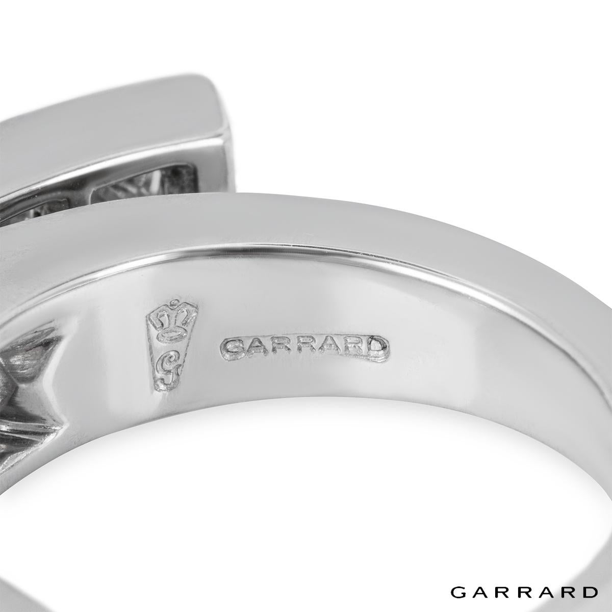 Garrard Platinum Diamond Dress Ring 1.4 Carats In Excellent Condition For Sale In London, GB