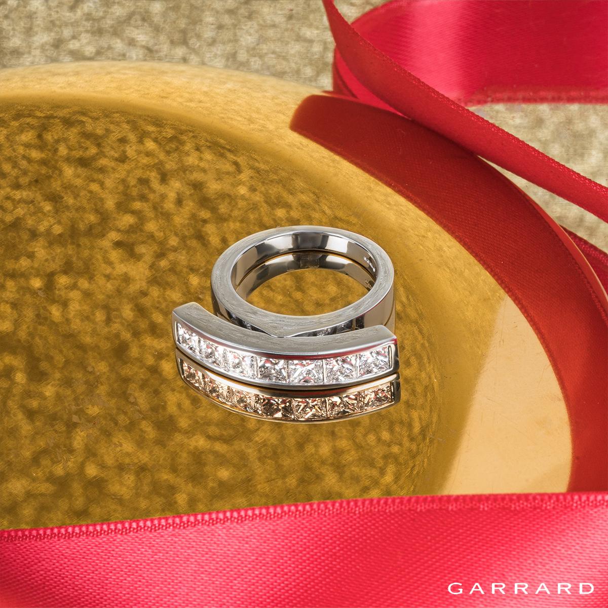 Garrard Platinum Diamond Dress Ring 1.4 Carats For Sale 1