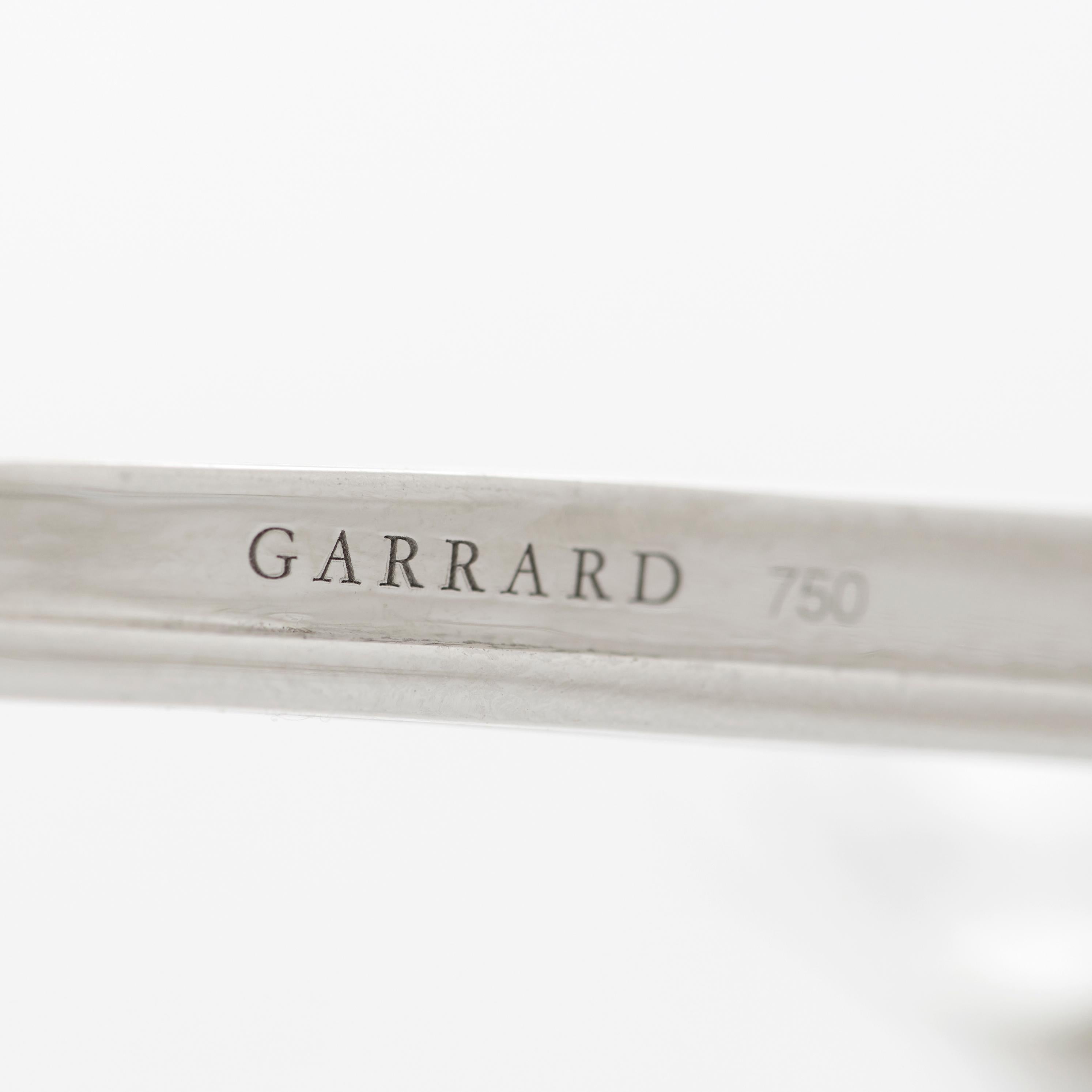Garrard 'Princess Catherine Tiara' 18 Karat Gold White Diamond and Aquamarine For Sale 8