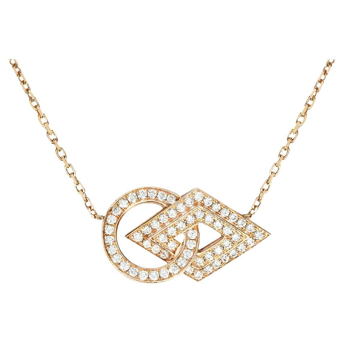 Ciondolo con diamante Albemarle in oro rosa Garrard 2014376