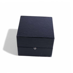 Garrard Royal Blue Leather Bracelet Box, Late 20th Century, UK