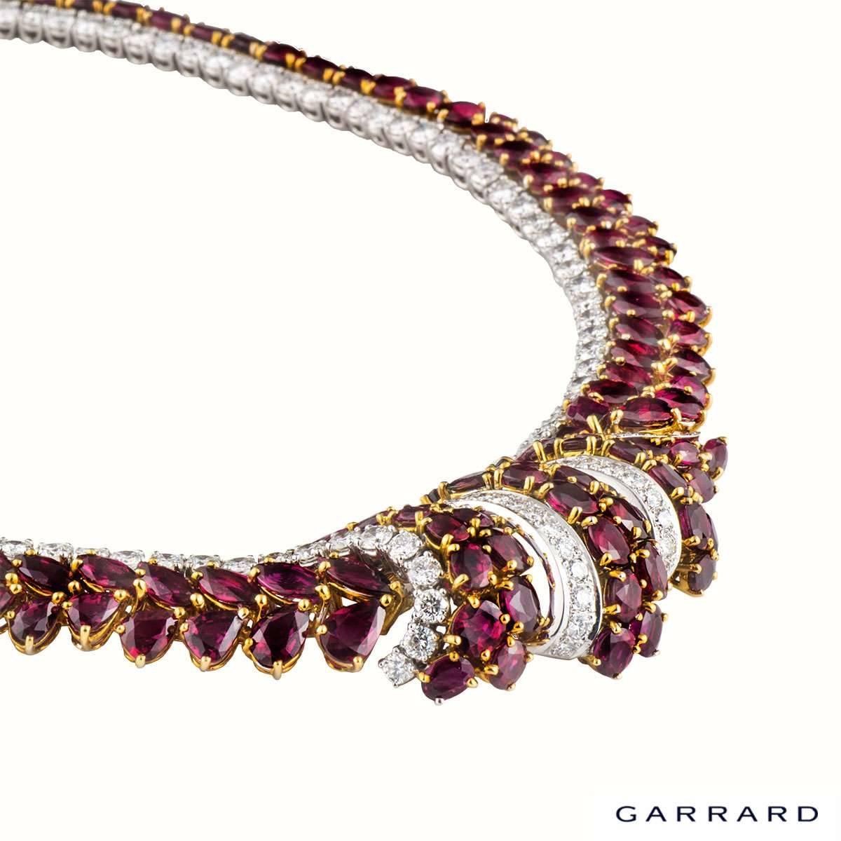 Garrard Ruby Diamond Necklace 75.50 Carat Rubies 14.26 Carat Diamonds 2