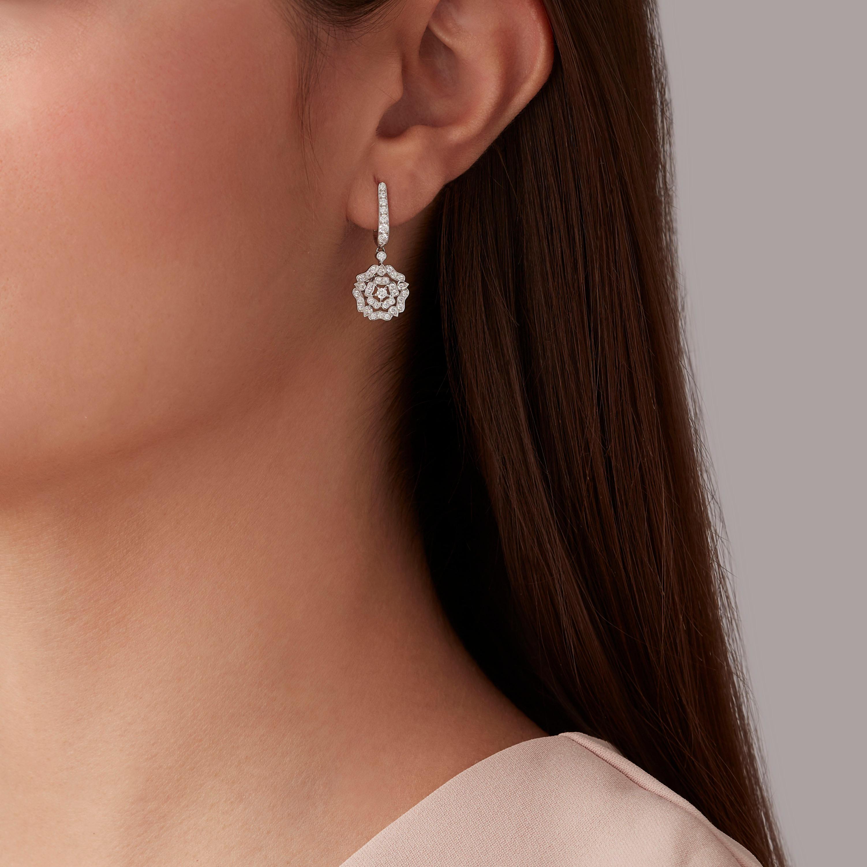 Tudor rose earrings shop