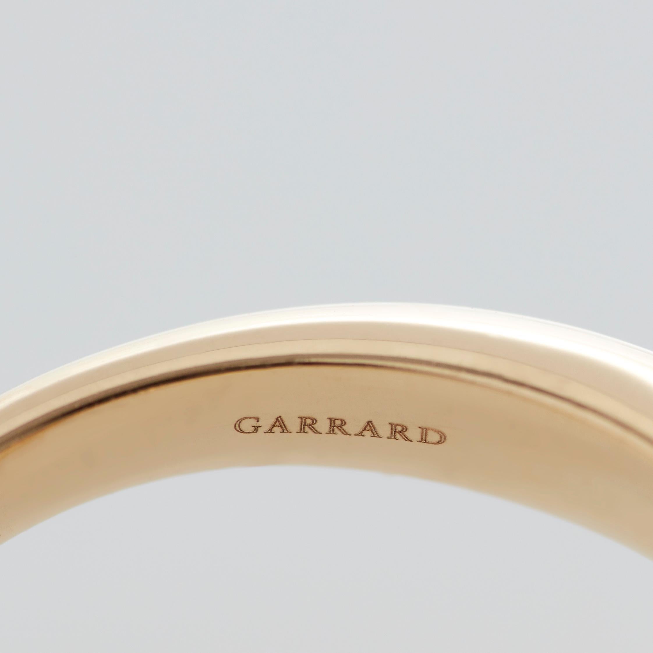 Garrard 'TwentyFour' 18 Karat Yellow Gold White Diamond Ring For Sale 4